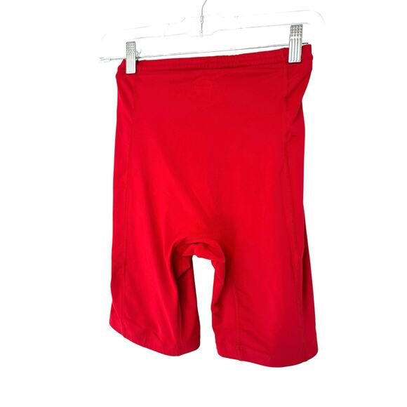 Brooks Women's Red Running Athletic Stretch Nylon Sprinter Tights Shorts Medium - Picture 7 of 10